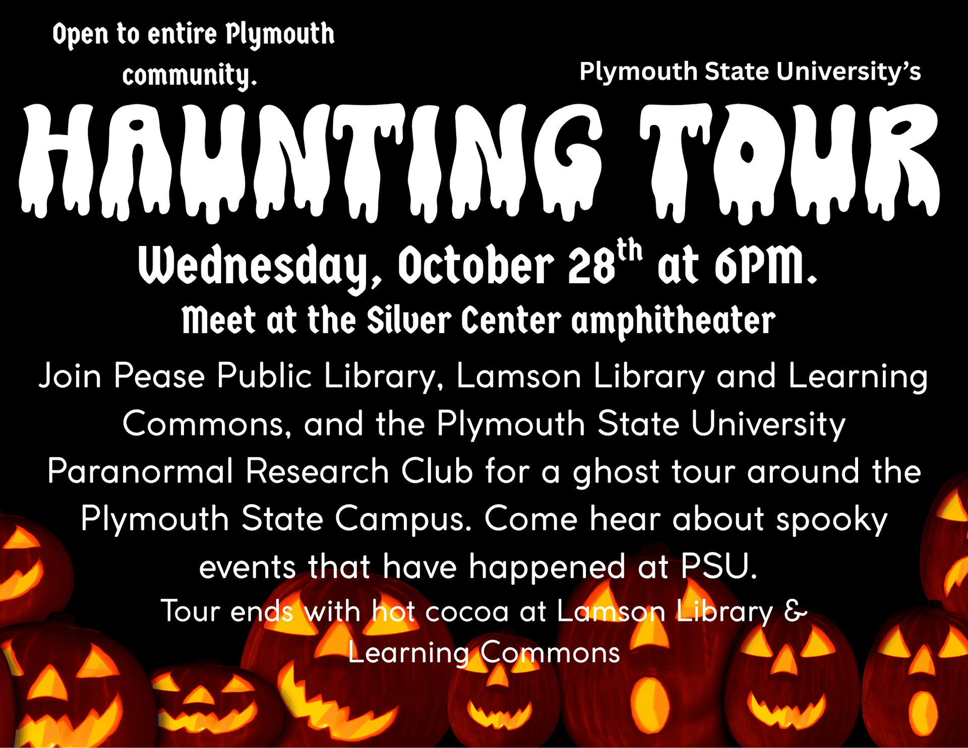 2026 psu haunting tour