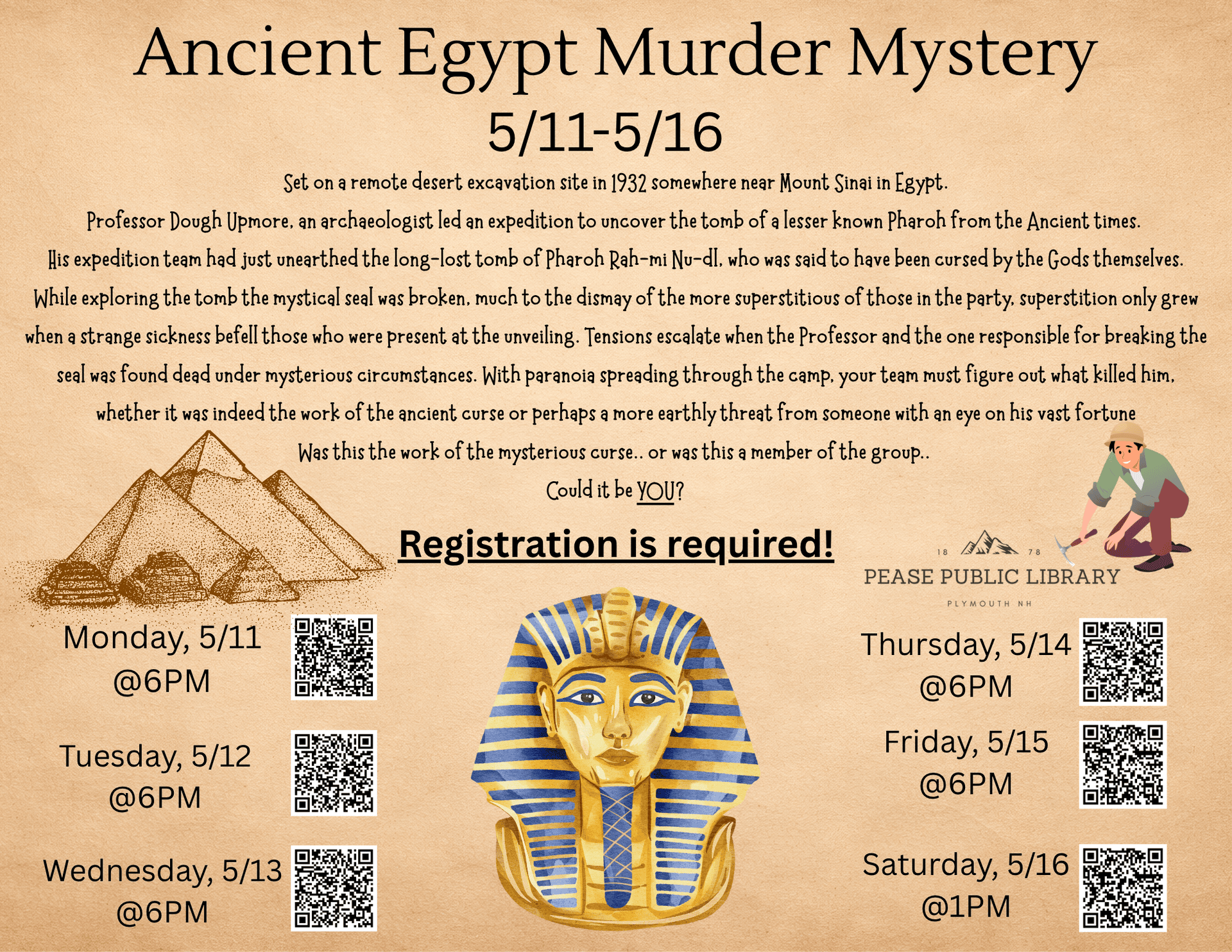 ancient egypt murder mystery