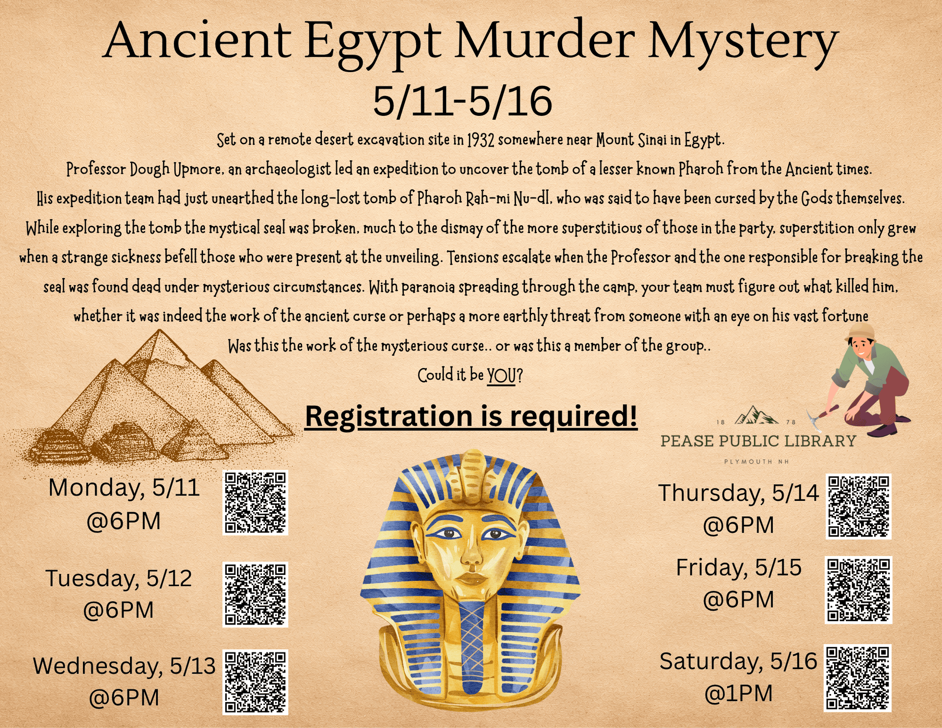 ancient egypt murder mystery