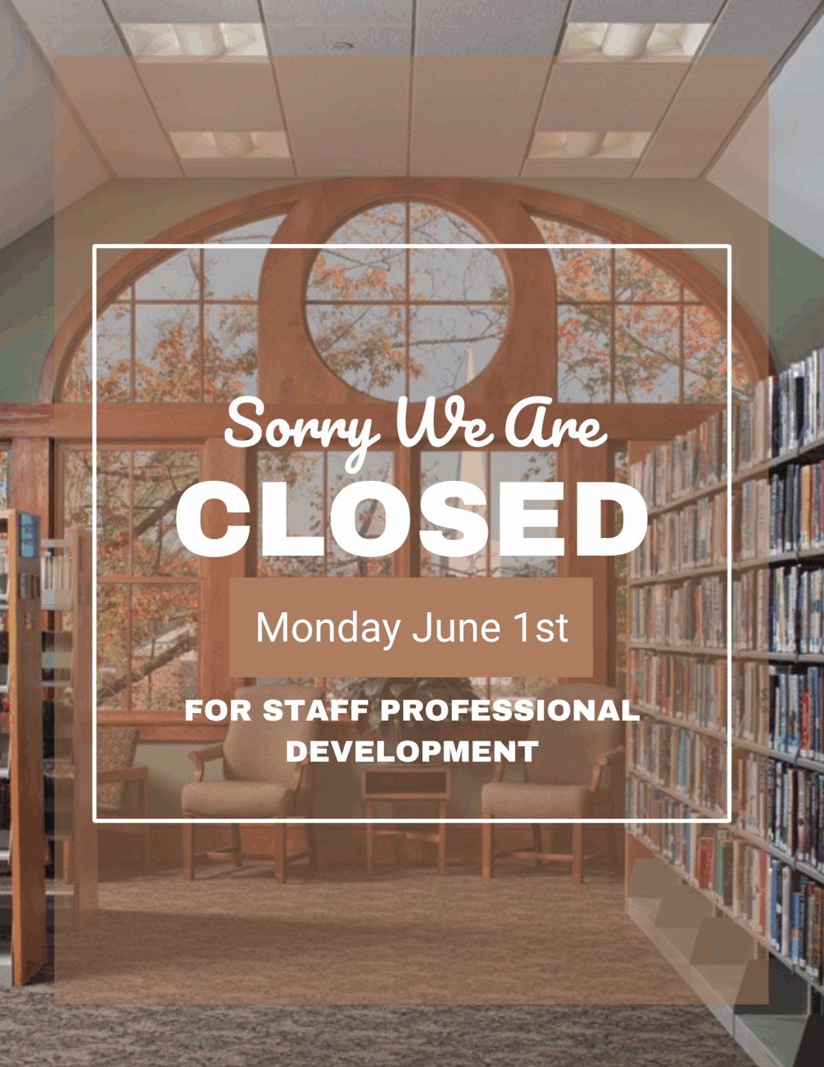 closed monday june 1st