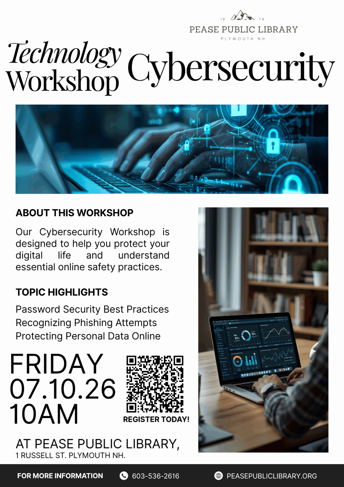 cybersecurity workshop flyer 7.10.26