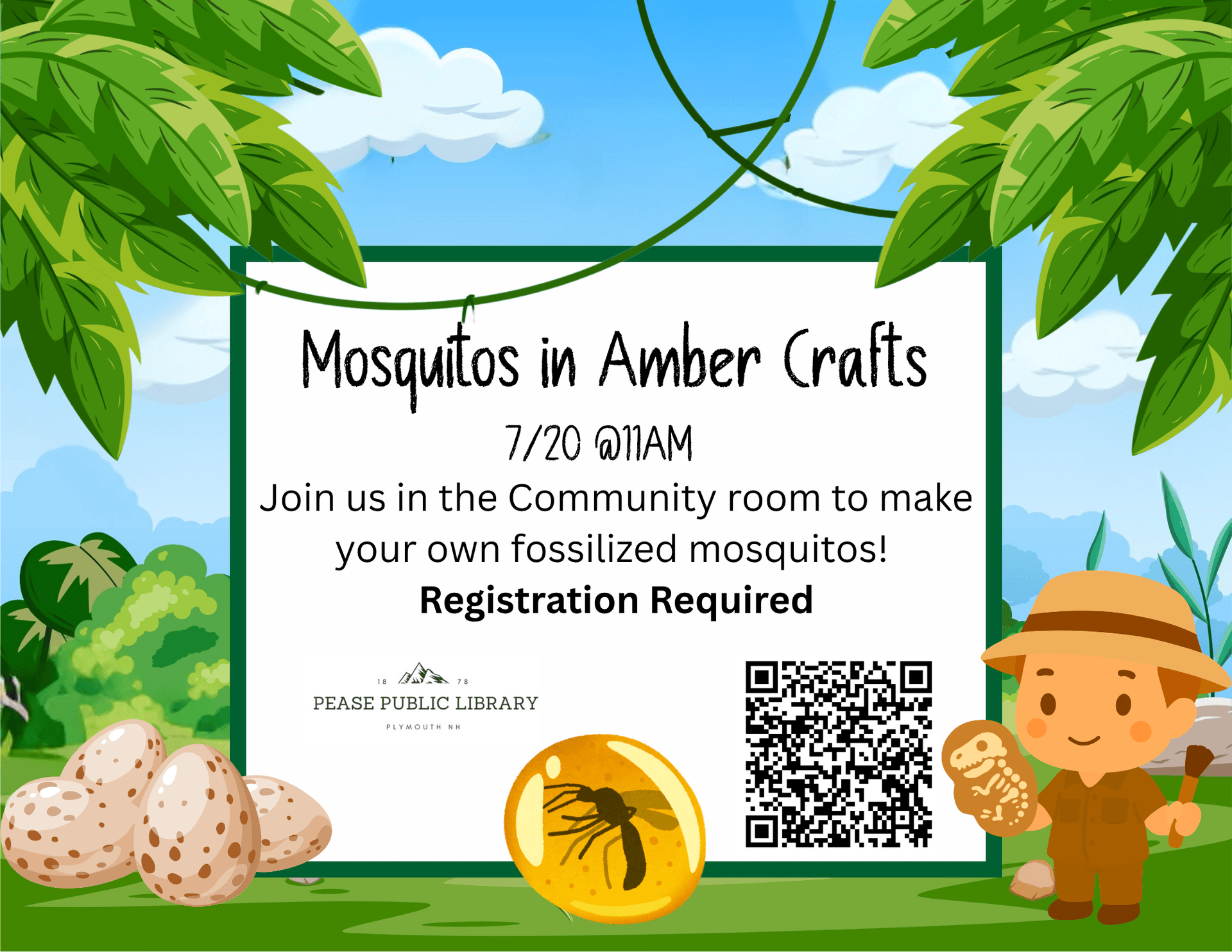 mosquitos in amber