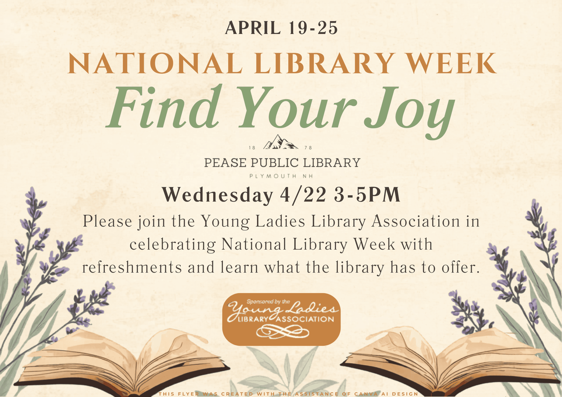 national library week flyer