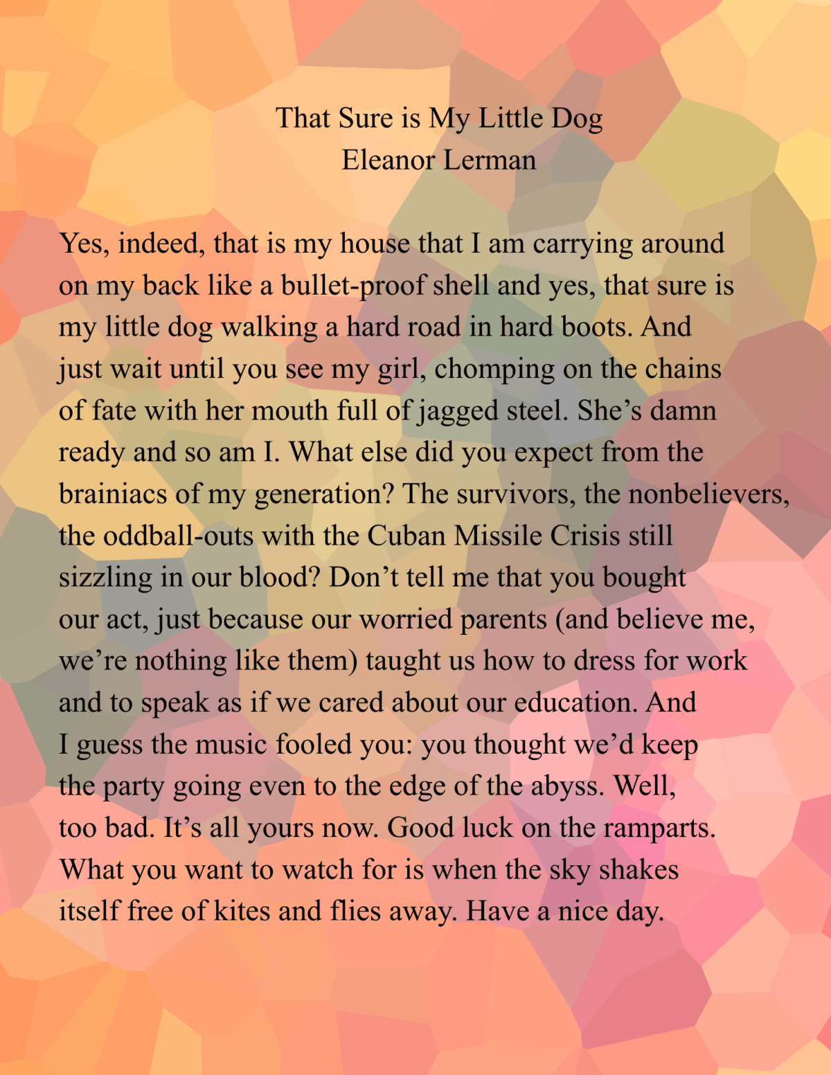 that sure is my little dog eleanor lerman (1)